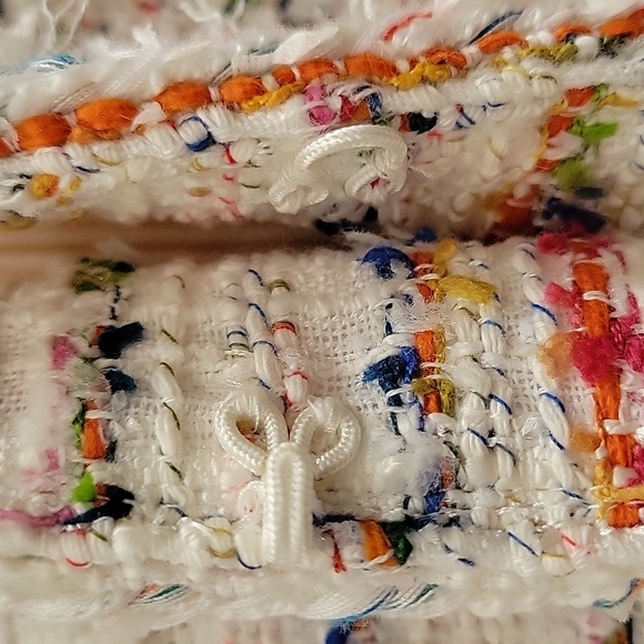 J. Crew Womens Long Sleeve Cropped Textured Tweed Blazer Sz 2p - Picture 8 of 12